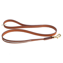 Pear Tannery Clincher Leather Dog Lead 5/8"