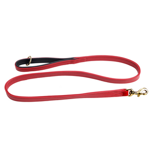 Pear Tannery Soft Padded Flat Leather Dog Lead