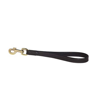 Pear Tannery Luxurious Leather Short Dog Lead 1/2"