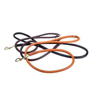 Pear Tannery Rolled Leather Dog Lead