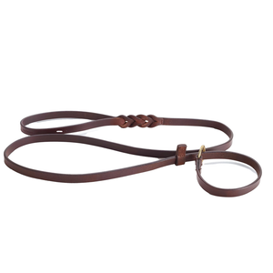 Pear Tannery Leather Slip Lead 57"